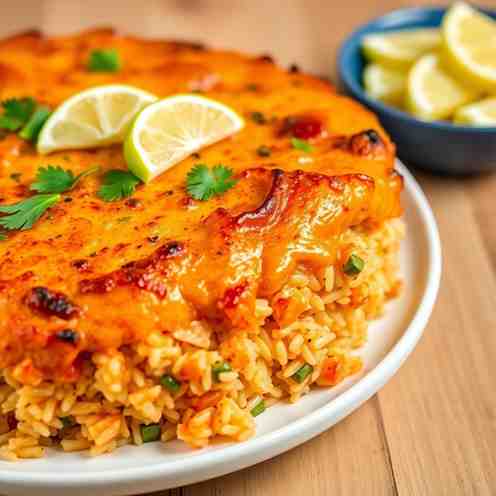 Easy Arroz Imperial Recipe - Cuban Chicken & Rice Casserole
